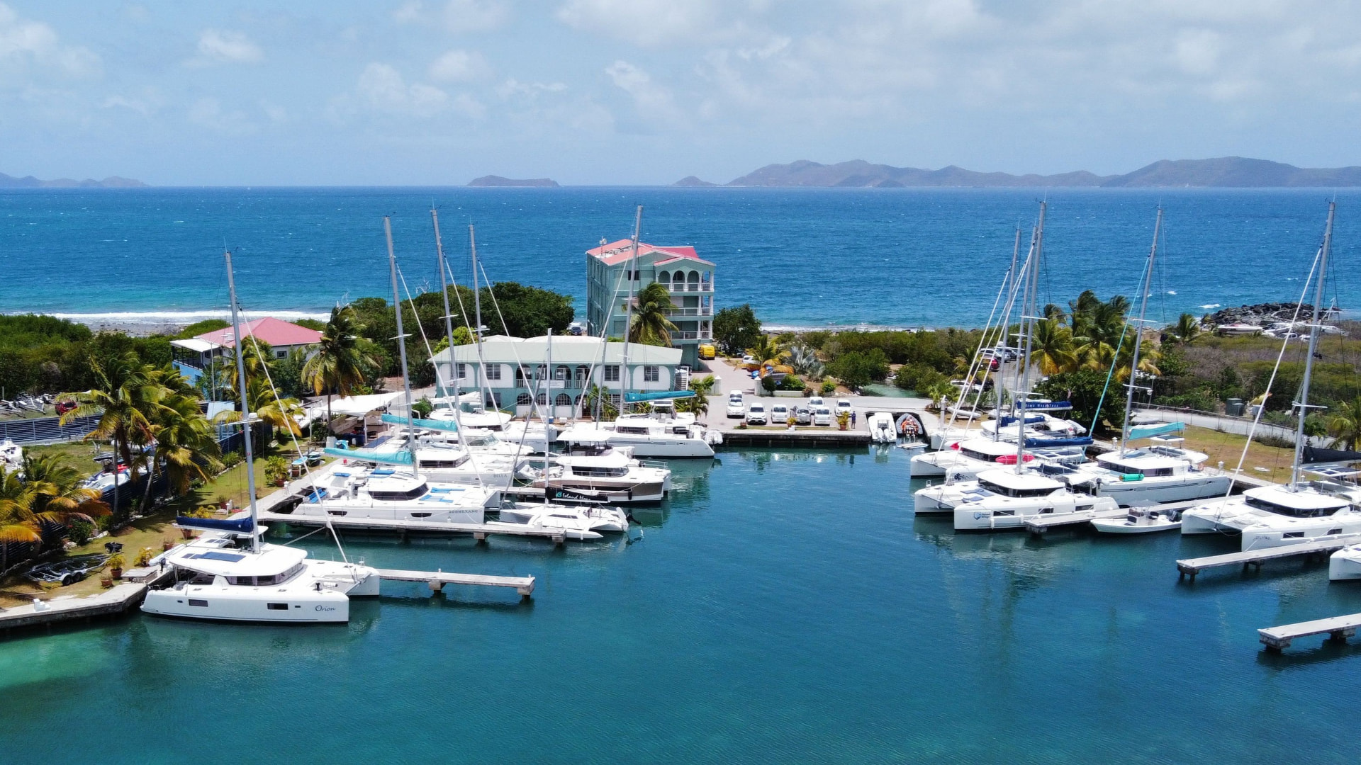 TMM Yacht Charters marina and fleet in the British Virgin Islands